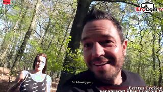 Spontaneous outside Date with a dark haired Milf bimbo recorded point of view