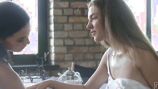 Kiere is enjoying a quiet day inside her kitchen when she hears a knock on
