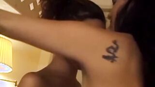 Cute lesbian strapon fucked slowly in her first time porn