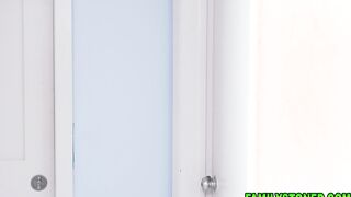Stepmom catches stepson having rough sex