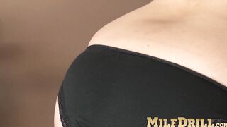 Big tits MILF Sindy H loves playing with her hot hairy pussy