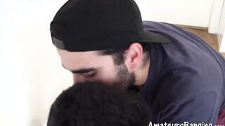 Real amateurs have fun with blowjobs and mutual masturbation