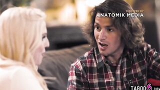 Older milf mommy Christie Stevens convinced stepson to stay