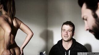 Officer makes bf run cavity search on gf