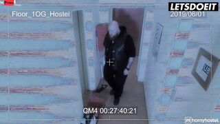 TURNED ON HOSTEL - Cute Blonde Emily goddess sexy Sex Date With Pervert Panty Sniffer