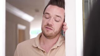 Busty girlfriend help boyfriend pay the debt off
