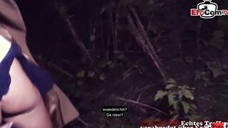 Slender red haired german woman during a point of watch Screwed date