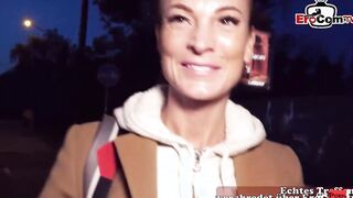 Slender red haired german woman during a point of watch Screwed date