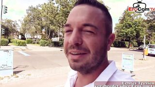 German turned on huge boobies blonde Mom at real point of view Date