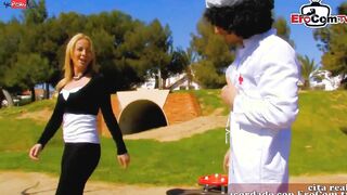 spanish blonde latina MILF get three way mmf