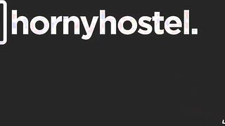 HORNYHOSTEL - (Serina Gomez, Darrell Deeps) - Natural Boobs teenagers Yo Takes Gigantic Ebony Cock For Hostel Keys