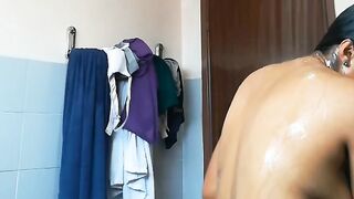 Desi cute mom big boob big ass showing son enjoy handjob