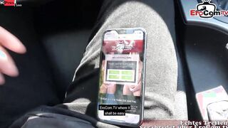 Online Date with a slim German blonde hoe recorded point of view