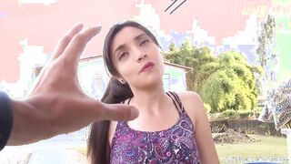 CARNEDELMERCADO - Petite Latina Fucks like a Professional in her first Porn Sex Tape!