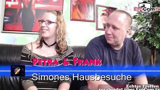 Real german normal lovers make first time porn casting