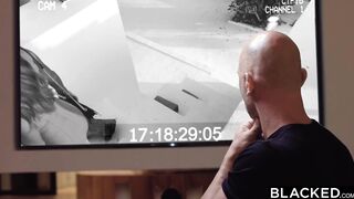 BLACKED Husband has a double big black dick surprise for hotwife
