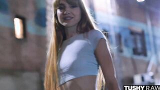TUSHYRAW Wild red head Little Dragon getting butt plowed hard