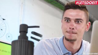 HORNYHOSTEL - (Claudia Bavel, Tommy Cabrio) - Long Butt teens Yo Surprise Fucked! With A Long Cock
