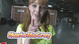 Watch Bombshell Redhead 19-Year-Older Marie Mccray Get Nailed Until She Squirts
