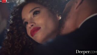 Deeper. Cecilia sucks stranger's cock while boyfriend watches