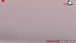 Peeping Tom secretly films his neighbours having outdoors sex