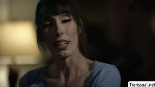 Caring TS stepmom loves getting analed by her stepmom