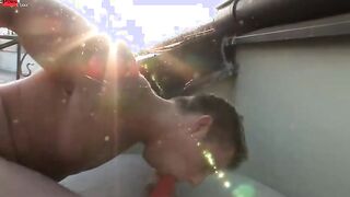 Blonde with Huge Breasts Gets Fuck