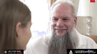 GrandpasFuckTeens - eighteen Goddess Tiffany Tatum Is There To Fucked A Grandpa Till He Explodes With Joy