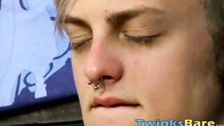 Cute redhead twink gets his tight little ass smashed hard