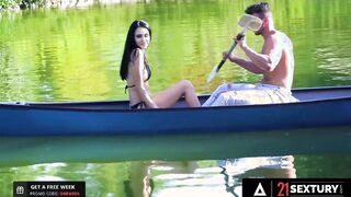 21 SEXTURY - Alyssa Bounty's Smoking goddess DEEP ANAL POUNDING By The Pond!