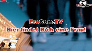 Inked big titted blonde Mom pick up at the street for a real pov Date