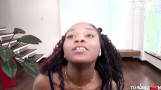 MAMACITAZ - (Pantera, Pedro Nel) - Horny Black Latina Cheats With A White Cock