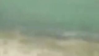 my Stepdaughter caught with her BF on the beach