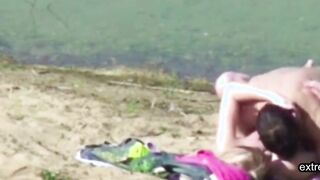 my Stepdaughter caught with her BF on the beach