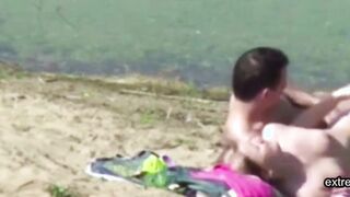 my Stepdaughter caught with her BF on the beach