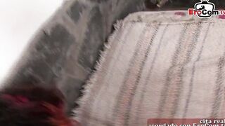 spanish red head slim mom pounded homemade