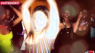 LETSDOEIT - HighSchool BFFs Party Ends With Bf Swapping GROUP SEX