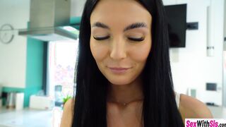 Annoying stepsis blowjob and rough fuck
