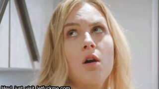 blowjob anal loving blonde student has hot sex with neighbor