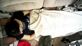 stepmom 52 cums on the couch (hidden camera)