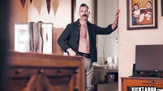 Innocent teen fucks dominant stepdad