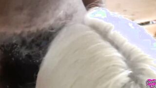 GRANNYLOVESBLACK - Black Stud Posing Older Lady