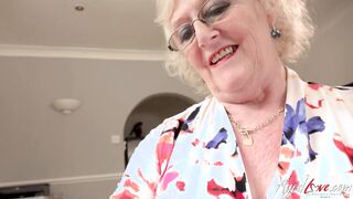 AGEDLOVE Claire Knight massages dick from Sam Bourne