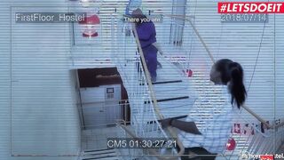 #LETSDOEIT - Cutie Julia Parker Getting Cock From Hostel Janitor