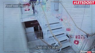 #LETSDOEIT - Cutie Julia Parker Getting Cock From Hostel Janitor