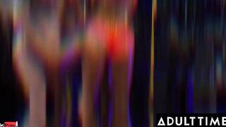 ADULT TIME - Angie Lynx & Chloe Lamour Gotten Oiled Up & Smashed HARD In The Sex Fighting Ring!