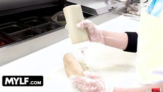 Mylf - Huge Tits Blonde Milf Nina Elle Whips Her Large