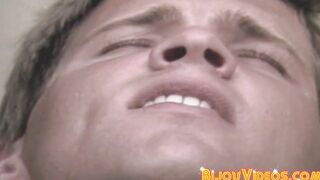 Karate stud fucked raw before his body is cum-showered