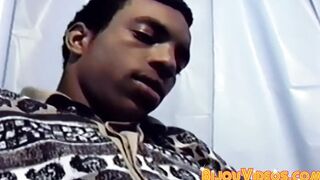 Classics porn video – Black gay man loves to suck cock in classic video action