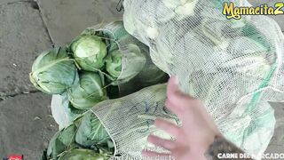 CarneDelMercado - Xiomara Soto Bae Colombian Dark Haired Getting Picked Up